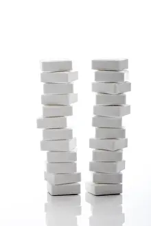 Cut Out Food Images Prints: Dextrose cubes, stacked