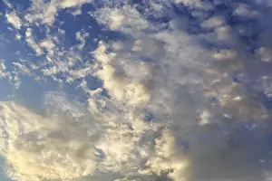 Scandinavian Cloud Photography Prints: Different cloud formations in summer