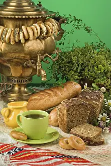 Different Kinds Of Bread Prints: Different kinds of bread on a studio background