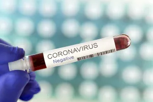 Global Health Crisis Picture Prints: Digital Composing, Negative result of coronavirus test