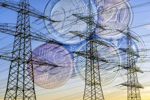 Deserted Power Supply Line Prints: Digital Composing, overhead power lines
