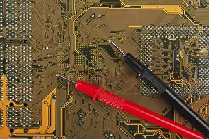 Construction Plan Prints: Dipstick on the electronic board