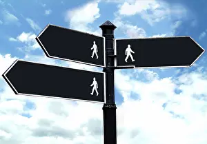 Directional Signs Prints: Direction signs