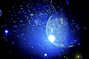 Deserted Nightlife Scene Prints: Disco ball