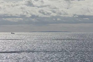 Chalk Cliff Landscape Photo Prints: A distant panoramic view from the cliffs of Mons Klint