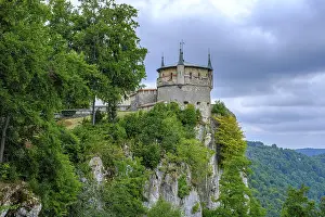 Lichtenstein Castle Germany Prints: Distant view of Lichtenstein Castle