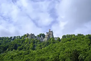 Lichtenstein Castle Germany Prints: Distant view of Lichtenstein Castle
