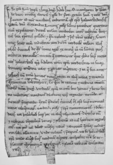 Vintage Styled Historical Image Prints: Document of Emperor Frederick I from 1179
