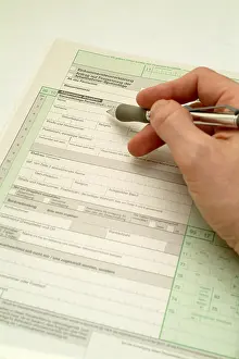 Energy Saving Tips Prints: Doing the tax return