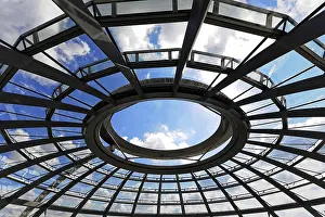 Norman Foster Architecture Prints: The dome of the Berlin Reichstag
