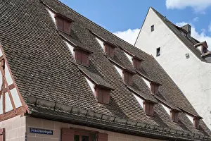 Dormer Windows Germany Prints: Dormer windows on the former barn