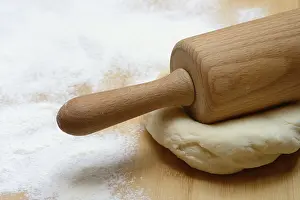 Self Made Desserts Prints: Dough roller on dough