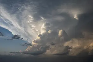 Cumulonimbus Clouds Prints: Dramatic cloud formation, cumulonimbus