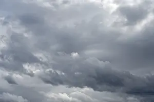 Dramatic Cloud Formation Prints: Dramatic cloud formation, filling the format