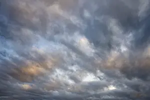 Dramatic Cloud Formation Prints: Dramatic cloud formation, filling the format