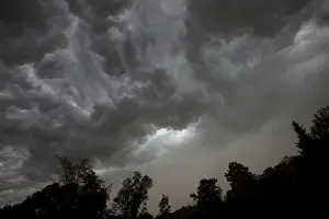 Cloud Formations In Europe Prints: Dramatic cloud formation in front of a storm