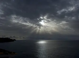 Dramatic Cloud Formation Prints: Dramatic cloud formation, thunderstorm atmosphere