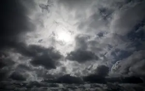 Western Europe Cloudy Skies Prints: Dramatic clouds, Cotes-d'Armor