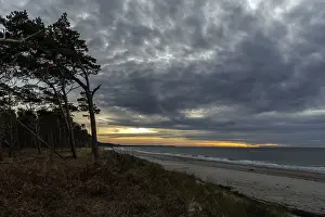 Dramatic Evening Clouds Prints: Dramatic clouds, evening light