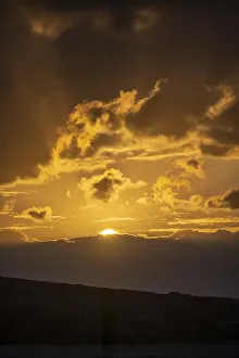 Dramatic Cloud Formation Prints: Dramatic clouds, sunset, Cyclades