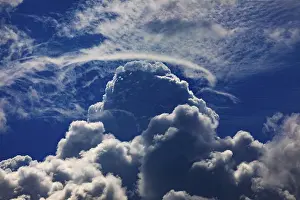 Dramatic Cloudscape Prints: Dramatic cloudscape with (cumulus) clouds