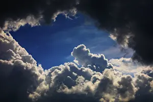 Dramatic Cloudscape Prints: Dramatic cloudscape with (cumulus) clouds