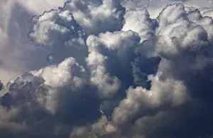 Dramatic Cloudscape Prints: Dramatic cloudscape with (cumulus) clouds