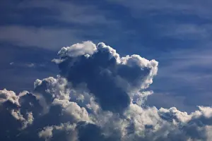 Dramatic Cloudscape Prints: Dramatic cloudscape with (cumulus) clouds