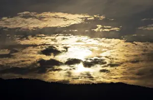 Dramatic Cloudscape Prints: Dramatic cloudscape at sunrise