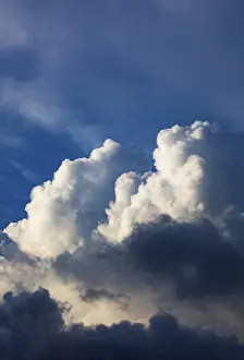 Dramatic Cloud Formation Prints: Dramatic cloudy sky with clouds (cumulus)