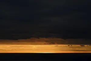 Madeira Island Landscape Prints: Dramatic cloudy sky at sunset, Arco da Calheta