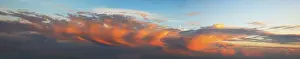 Panoramic View Of Germany Prints: Dramatic evening sky at sunset