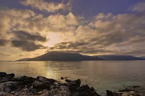 Morning Atmosphere In Greece Prints: Dramatic morning light, HDR, Ithaca