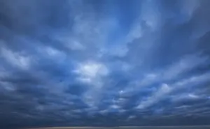 Stormy Sky Prints: Dramatic stormy sky with cloud