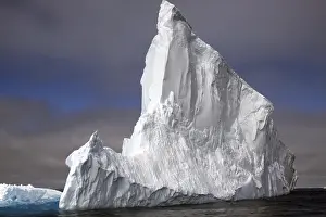 Drifting Iceberg Prints: Drifting iceberg in the evening