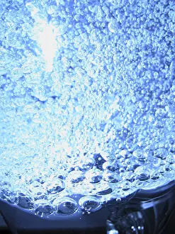Mineral Water Prints: Drinking water in a glas