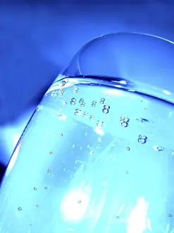 Nonalcoholic Drinks Prints: Drinking water in a glas