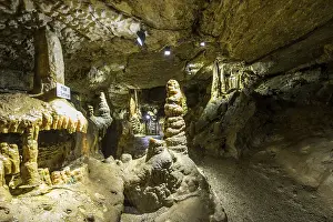 German Low Mountain Range Prints: Dripstone cave, Erdmannshohle