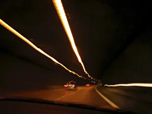 Passenger Car Transport Prints: Driving on the highway