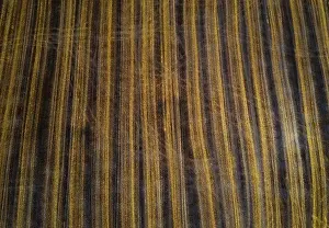 Drone View Of Farmland Prints: Drone image, structures on a mown field