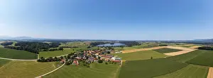 Drone Shot Print: Abtsdorfer See, Abtsdorf, Germany