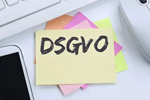 Stuttgart Germany Image Prints: DSGVO Basic Data Protection Regulation