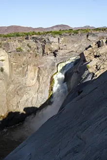 Augrabies Falls National Park Prints: Dumping at the Orange River Waterfall