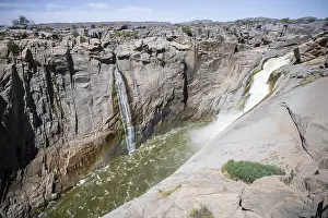 Augrabies Falls National Park Prints: Dumping at the Orange River Waterfall