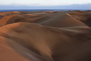 Gran Canaria Landscape Prints: Dunes, Maspalomas, structures in the sand