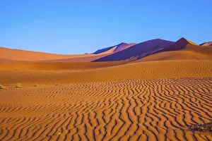 Namibia Desert Landscape Prints: The dunes and sandy orange waves
