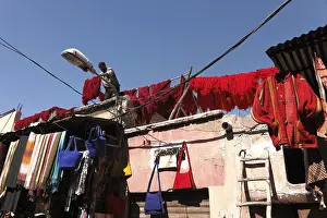 Morocco Travel Photography Prints: In the dyers souk in Marrakech