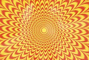 Dynamic Pattern Prints: Dynamic pattern, orange, yellow