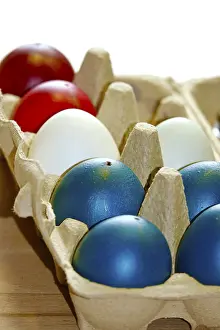 Easter Eggs Germany Prints: Easter, Easter, Easter eggs, blown-out colored eggs