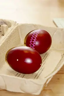 Coloured Easter Eggs Prints: Easter, Easter, Easter eggs, blown-out colored eggs